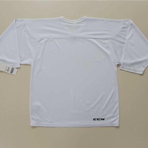 CCM 10200 Practice Hockey Jersey Youth White - Picture 12 of 12